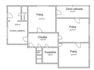 Pronájem bytu 3+1, Brno, Těsnohlídkova, 121 m2