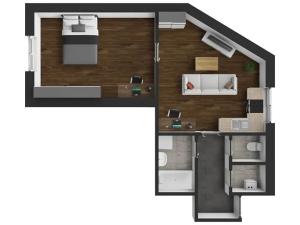 Prodej bytu 2+kk, Trutnov, Libušinka, 50 m2