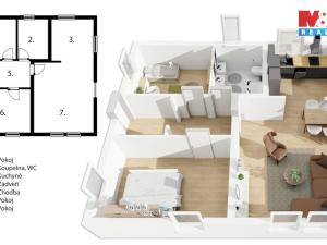 Prodej rodinného domu, Hradec Králové - Březhrad, Nový Březhrad, 82 m2