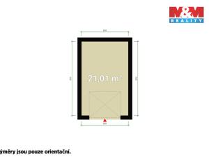 Prodej garáže, Stříbro, Americká, 21 m2