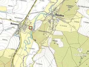 Prodej zahrady, Borovy, 2399 m2