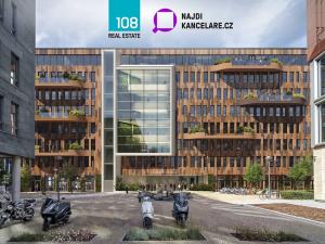 Pronájem kanceláře, Praha - Karlín, Karolinská, 1538 m2