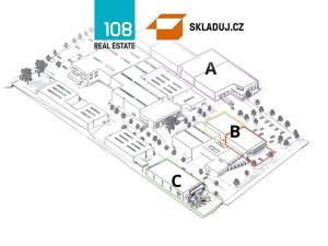 Pronájem skladu, Jinačovice, 600 m2