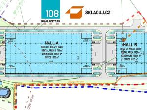 Pronájem skladu, Branišovice, 11000 m2