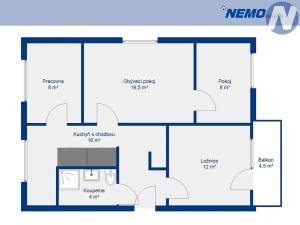 Prodej bytu 4+1, Prachatice, Pod Hradbami, 67 m2