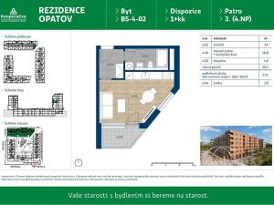 Pronájem bytu 1+kk, Praha - Chodov, Líbalova, 27 m2
