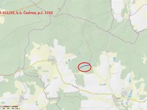 Prodej lesa, Častrov, 5341 m2