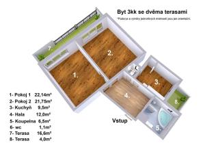 Prodej bytu 3+kk, Praha - Podolí, Podolská, 74 m2
