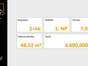 Prodej apartmánu, Mikulovice, 41 m2