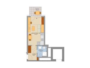 Prodej bytu 1+kk, Praha, Bessemerova, 30 m2