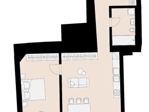 Pronájem bytu 2+kk, Praha - Žižkov, Jeronýmova, 61 m2