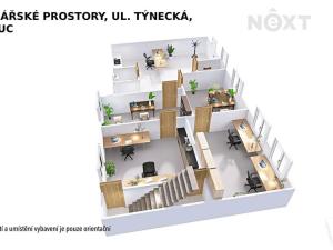 Pronájem kanceláře, Olomouc, Týnecká, 100 m2