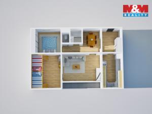 Prodej bytu 3+1, Ústí nad Labem - Bukov, Vinařská, 72 m2