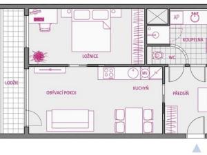 Prodej bytu 1+1, Praha - Stodůlky, Archeologická, 46 m2