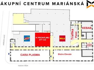 Pronájem obchodního prostoru, České Budějovice - České Budějovice 3, Pražská tř., 277 m2