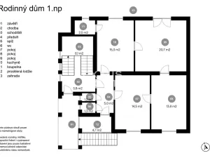 Prodej rodinného domu, Praha - Strašnice, Na výsluní, 206 m2