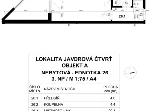Pronájem bytu 1+kk, Praha - Horní Měcholupy, Hornoměcholupská, 37 m2