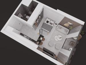 Prodej bytu 1+kk, Trikomo, Kypr, 47 m2