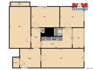 Prodej bytu 4+1, Brno - Bystrc, Kachlíkova, 103 m2