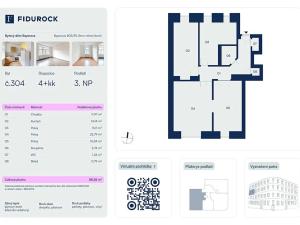 Prodej bytu 4+kk, Brno, Bayerova, 88 m2