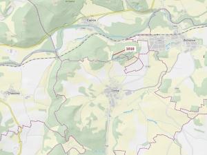 Dražba lesa, Rabí, 3054 m2