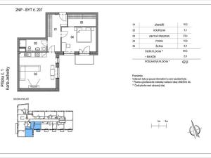 Prodej bytu 2+kk, Brno, Na pískové cestě, 62 m2