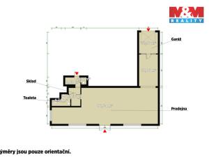 Pronájem obchodního prostoru, Praha - Uhříněves, Přátelství, 135 m2