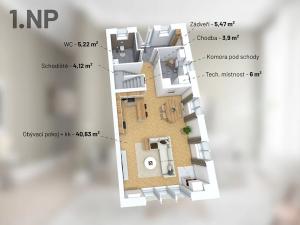 Prodej rodinného domu, Praha - Řepy, Otlíkovská, 125 m2