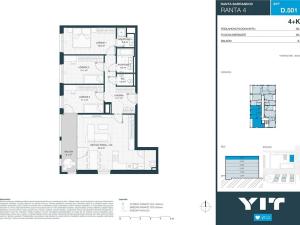 Prodej bytu 4+kk, Praha - Hlubočepy, Wassermannova, 91 m2