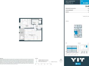Prodej bytu 2+kk, Praha - Hlubočepy, Wassermannova, 44 m2
