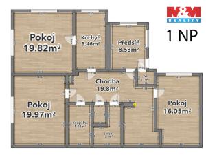 Prodej rodinného domu, Hořovice, 9. května, 120 m2