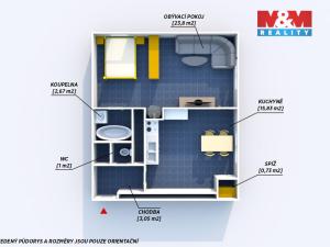 Prodej bytu 1+1, Kralovice, Na Palcátech, 47 m2