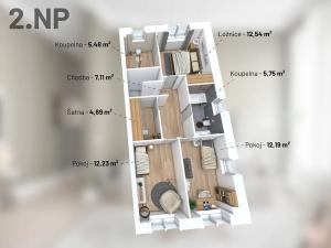 Prodej bytu 4+kk, Praha - Řepy, Otlíkovská, 125 m2