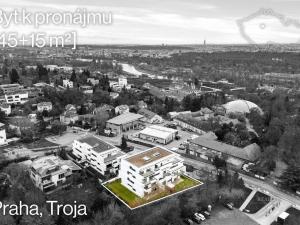 Pronájem bytu 2+kk, Praha - Troja, Pod Hrachovkou, 45 m2
