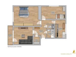 Prodej bytu 3+1, Vejprnice, Plzeňská, 76 m2