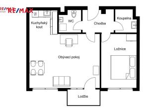 Prodej bytu 2+kk, Praha - Strašnice, Limuzská, 52 m2