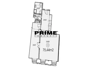 Pronájem kanceláře, Praha - Smíchov, Štefánikova, 75 m2
