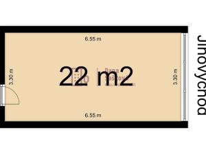 Pronájem kanceláře, Jindřichův Hradec, Pravdova, 22 m2