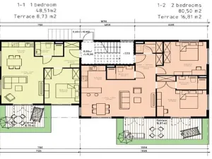 Prodej bytu 3+kk, Tivat, Černá Hora, 76 m2