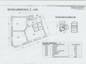Pronájem bytu 3+kk, Praha - Břevnov, Liborova, 79 m2
