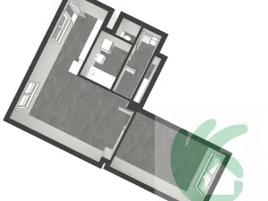 Pronájem bytu 2+1, Štětí, Školní, 53 m2