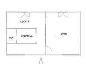 Pronájem bytu 1+1, Kostelec nad Orlicí, Frošova, 35 m2