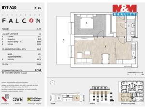 Prodej bytu 2+kk, Mělník, Sokolská, 57 m2