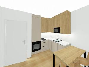 Pronájem bytu 1+kk, Praha - Ruzyně, Stočesova, 39 m2