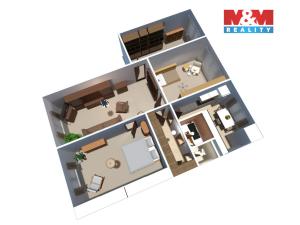 Prodej bytu 4+1, Podbořany, Alšova, 75 m2