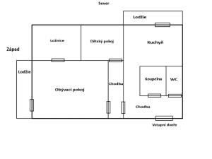 Prodej bytu 3+1, Pardubice, Karla IV., 72 m2