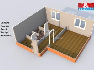 Pronájem bytu 1+1, Vamberk, Struha, 38 m2