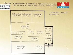Prodej výrobních prostor, Kostelec nad Orlicí, Mánesova, 207 m2