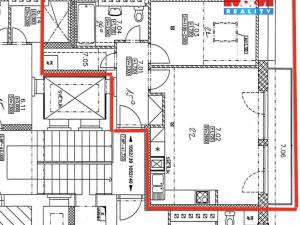 Pronájem bytu 2+kk, Praha - Libeň, náměstí Dr. Václava Holého, 47 m2