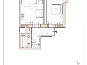 Pronájem bytu 2+kk, Praha - Vinohrady, 58 m2